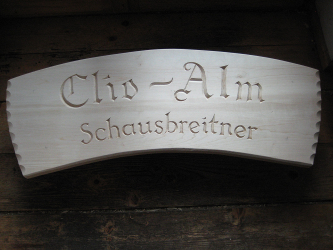 Holz-Schilder